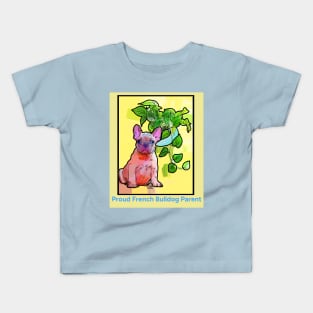 French Bulldog and Pathos Plant T-Shirt Kids T-Shirt